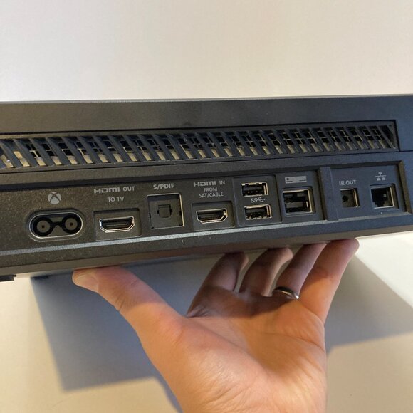 Microsoft Xbox One 1540 Black Console Bundle Tested Working W/ Controller - Picture 15 of 16